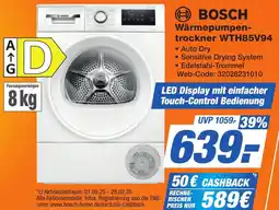 K+B Expert BOSCH Wärmepumpentrockner WTH85V94 Angebot