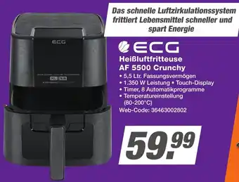 K+B Expert ECG Heißluftfritteuse AF 5500 Crunchy Angebot