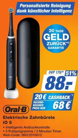 K+B Expert Oral-B Elektrische Zahnbürste iO 5 Angebot