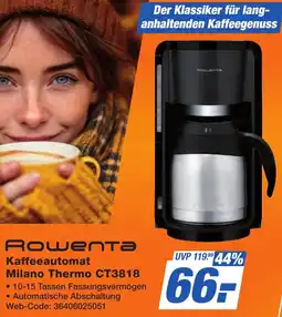 K+B Expert Rowenta Kaffeeautomat Milano Thermo CT3818 Angebot