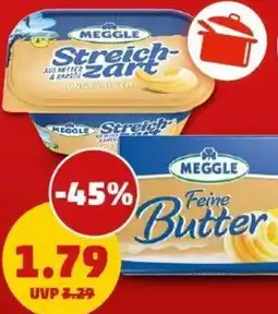 PENNY MEGGLE Streichzart ungesalzen oder Feine Butter Angebot
