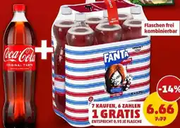 PENNY COCA-COLA, FANTA oder SPRITE Angebot