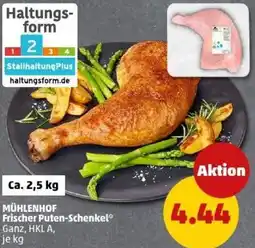 PENNY MÜHLENHOF Frischer Puten-Schenkel Angebot