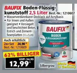 Norma BAUFIX Boden-Flüssigkunststoff 2,5 Liter Angebot