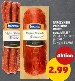 PENNY TARCZYNSKI Polnische Wurstspezialität Angebot