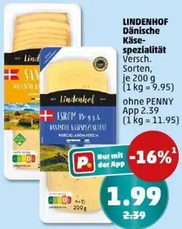 PENNY LINDENHOF Dänische Käsespezialität Angebot