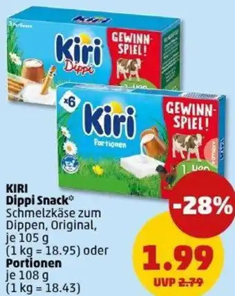 PENNY KIRI Dippi Snack oder Portionen Angebot