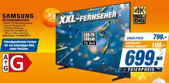 expert Techno Land SAMSUNG GU75U8099FUXZG Angebot