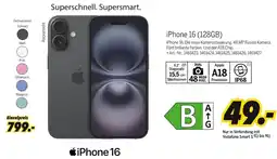 MEDIMAX iPhone 16 (128GB) Angebot