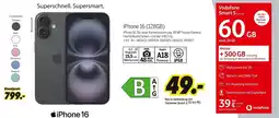 MEDIMAX iPhone 16 (128GB) + Vodafone Smart S Angebot