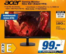 expert Techno Land acer Gaming-Monitor Nitro KG1 (KG241YP3) Angebot