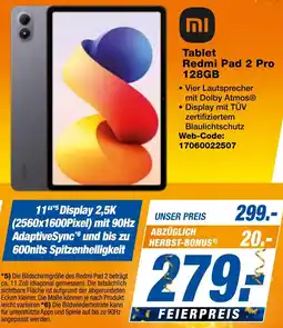 expert Techno Land Tablet Redmi Pad 2 Pro 128GB Angebot