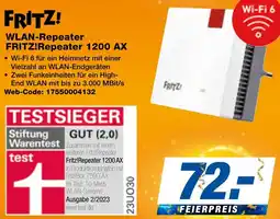 expert Techno Land WLAN-Repeater FRITZ!Repeater 1200 AX Angebot
