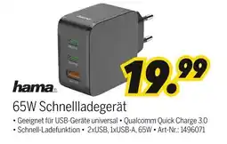 MEDIMAX hama 65W Schnellladegerät Angebot