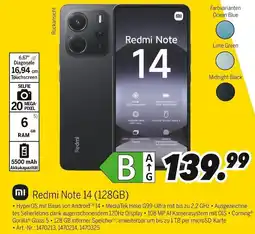 MEDIMAX Xiaomi Redmi Note 14 (128GB) Angebot
