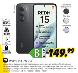 MEDIMAX Xiaomi Redmi 15 (128GB) Angebot
