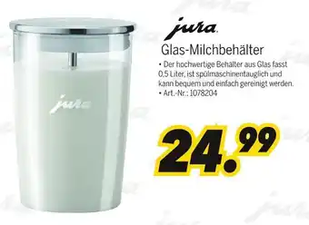 MEDIMAX jura Glas-Milchbehälter Angebot