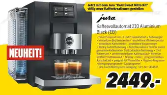 MEDIMAX jura Kaffeevollautomat Z10 Aluminium Black (EB) Angebot