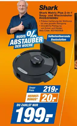 Expert Shark Matrix Plus 2-in-1 Saug- und Wischroboter RV2620WDEU Angebot