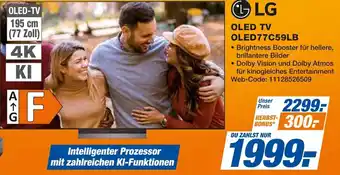 Expert LG OLED TV OLED77C59LB Angebot