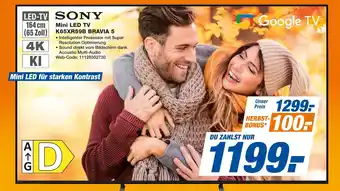 Expert SONY Mini LED TV K65XR59B BRAVIA 5 Angebot