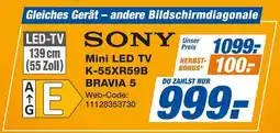 Expert SONY Mini LED TV K-55XR59B BRAVIA 5 Angebot