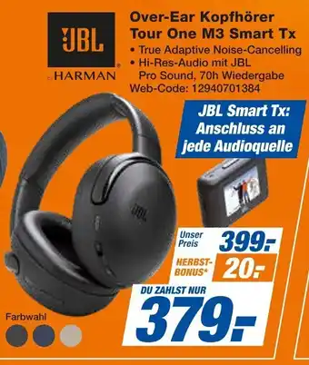 Expert JBL Over-Ear Kopfhörer Tour One M3 Smart Tx Angebot