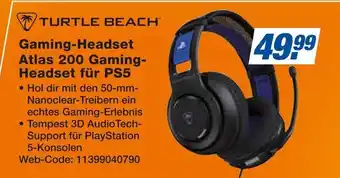 Expert TURTLE BEACH Gaming-Headset Atlas 200 Gaming- Headset für PS5 Angebot