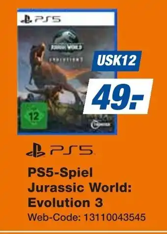 Expert PS5-Spiel Jurassic World: Evolution 3 Angebot
