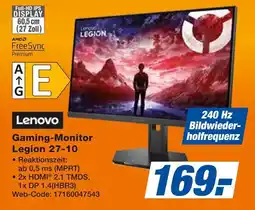 Expert Lenovo Gaming-Monitor Legion 27-10 Angebot