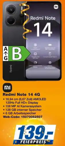 expert Techno Land Redmi Note 14 4G Angebot
