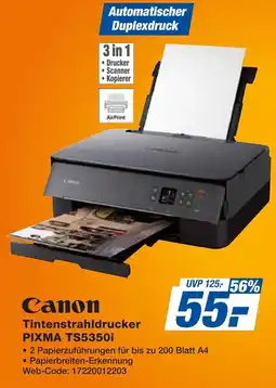 Expert Canon Tintenstrahldrucker PIXMA TS5350i Angebot