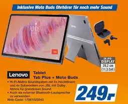 Expert Lenovo Tablet Tab Plus + Moto Buds Angebot