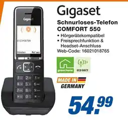 Expert Gigaset Schnurloses-Telefon COMFORT 550 Angebot