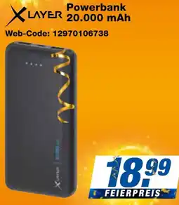 expert Techno Land XLAYER Powerbank 20.000 mAh Angebot