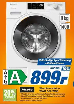Expert Miele Waschmaschine WWB 360 WCS Angebot