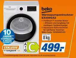 Expert beko Wärmepumpentrockner EX856GX2 Angebot