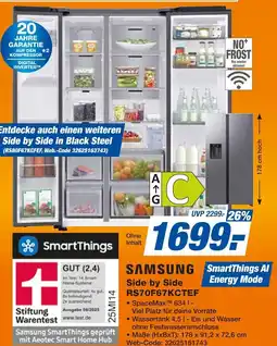 Expert SAMSUNG Side by Side RS70F67KCTEF Angebot