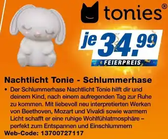 expert Techno Land Nachtlicht Tonie - Schlummerhase Angebot