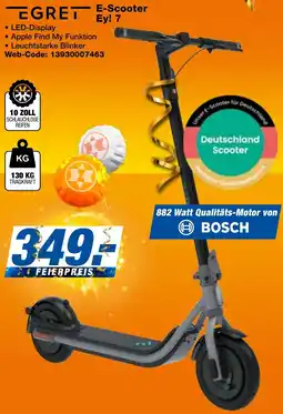 expert Techno Land EGRET E-Scooter Ey! 7 Angebot