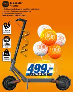 expert Techno Land Xiaomi E-Scooter 4 Ultra Angebot