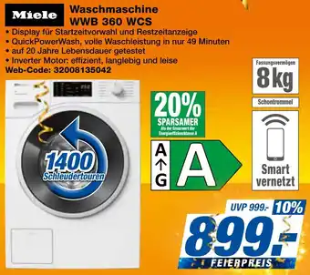 expert Techno Land Miele Waschmaschine WWB 360 WCS Angebot