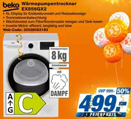 expert Techno Land beko Wärmepumpentrockner EX856GX2 Angebot