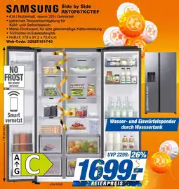 expert Techno Land SAMSUNG Side by Side RS70F67KCTEF Angebot