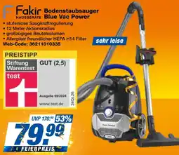 expert Techno Land Fakir Bodenstaubsauger Blue Vac Power Angebot