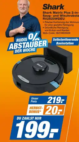 Expert Shark shark matrix plus 2-in-1 saug- und wischroboter rv2620wdeu Angebot