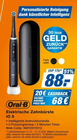 Expert Oral-b elektrische zahnbürste io 5 Angebot