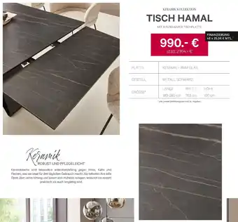 Kabs Polsterwelt Tisch hamal Angebot