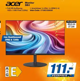 Expert Acer monitor sb3 Angebot