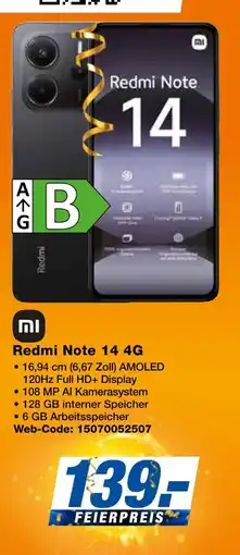 Expert Mi redmi note 14 4g Angebot